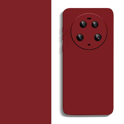 Ultra-thin Silicone Gel Soft Case 360 Degrees Cover YK2 for Xiaomi Mi 13 Ultra 5G Red Wine