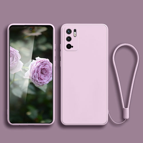 Ultra-thin Silicone Gel Soft Case 360 Degrees Cover YK2 for Xiaomi POCO M3 Pro 5G Clove Purple