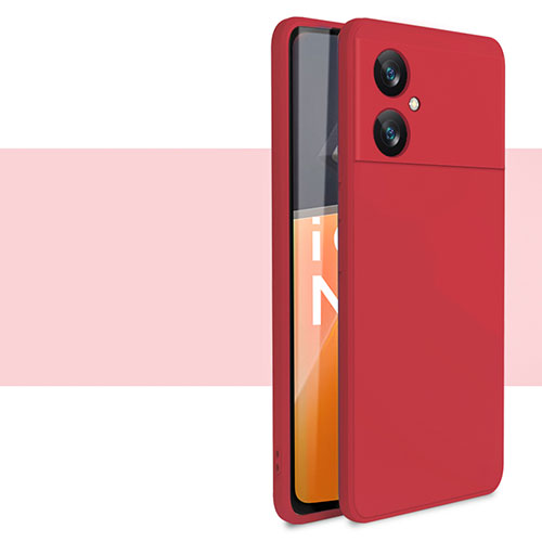 Ultra-thin Silicone Gel Soft Case 360 Degrees Cover YK2 for Xiaomi Poco M4 5G Red