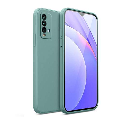 Ultra-thin Silicone Gel Soft Case 360 Degrees Cover YK2 for Xiaomi Redmi 9 Power Green