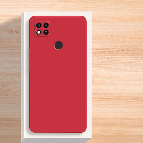 Ultra-thin Silicone Gel Soft Case 360 Degrees Cover YK2 for Xiaomi Redmi 9C NFC Red