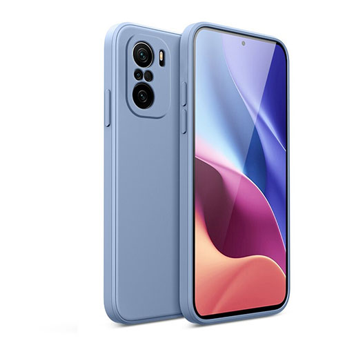 Ultra-thin Silicone Gel Soft Case 360 Degrees Cover YK2 for Xiaomi Redmi K40 Pro+ Plus 5G Lavender Gray