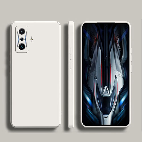 Ultra-thin Silicone Gel Soft Case 360 Degrees Cover YK2 for Xiaomi Redmi K50 Gaming 5G White