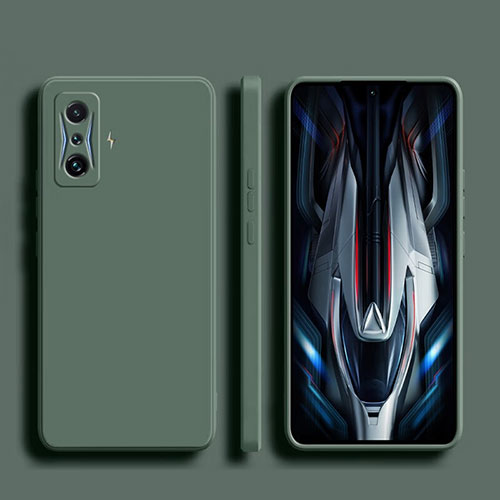 Ultra-thin Silicone Gel Soft Case 360 Degrees Cover YK2 for Xiaomi Redmi K50 Gaming AMG F1 5G Green