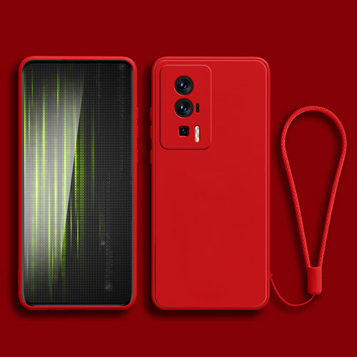 Ultra-thin Silicone Gel Soft Case 360 Degrees Cover YK2 for Xiaomi Redmi K60 Pro 5G Red