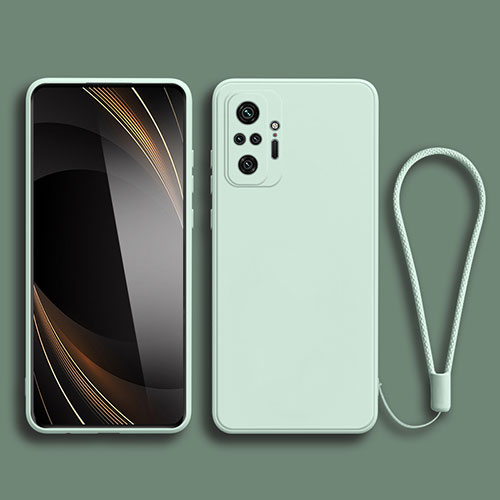 Ultra-thin Silicone Gel Soft Case 360 Degrees Cover YK2 for Xiaomi Redmi Note 10S 4G Matcha Green