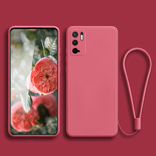 Ultra-thin Silicone Gel Soft Case 360 Degrees Cover YK2 for Xiaomi Redmi Note 11 SE 5G Hot Pink