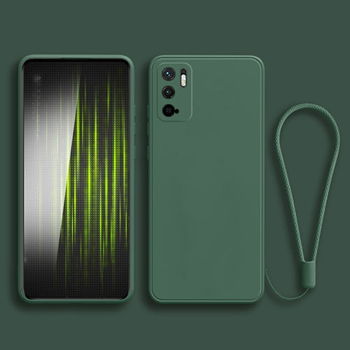 Ultra-thin Silicone Gel Soft Case 360 Degrees Cover YK2 for Xiaomi Redmi Note 11 SE 5G Midnight Green