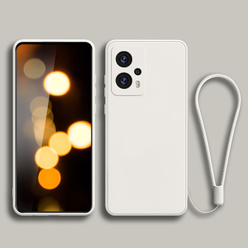 Ultra-thin Silicone Gel Soft Case 360 Degrees Cover YK2 for Xiaomi Redmi Note 11T Pro 5G White