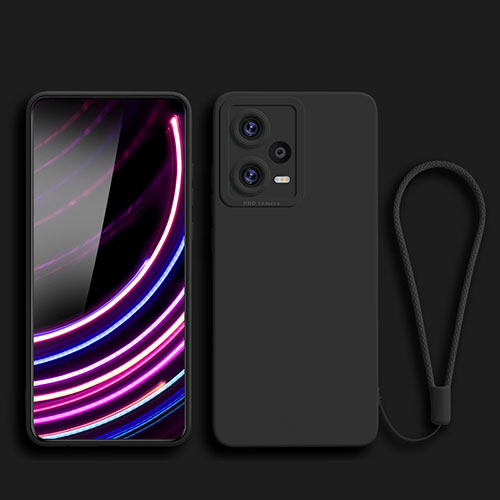 Ultra-thin Silicone Gel Soft Case 360 Degrees Cover YK2 for Xiaomi Redmi Note 12 Explorer Black