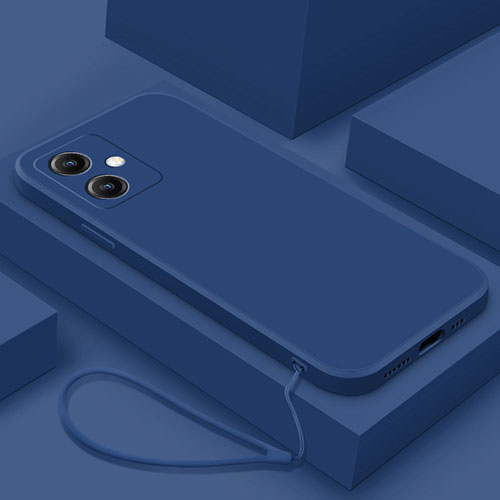 Ultra-thin Silicone Gel Soft Case 360 Degrees Cover YK2 for Xiaomi Redmi Note 12R Pro 5G Blue