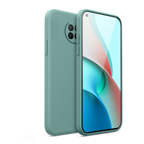 Ultra-thin Silicone Gel Soft Case 360 Degrees Cover YK2 for Xiaomi Redmi Note 9 5G Green