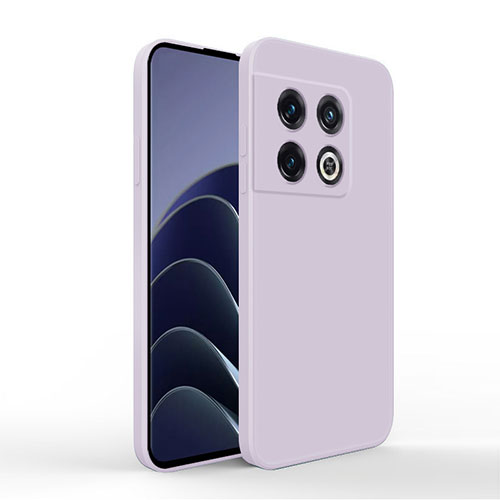 Ultra-thin Silicone Gel Soft Case 360 Degrees Cover YK3 for OnePlus 10 Pro 5G Clove Purple