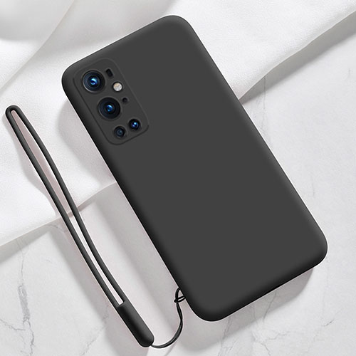 Ultra-thin Silicone Gel Soft Case 360 Degrees Cover YK3 for OnePlus 9 Pro 5G Black