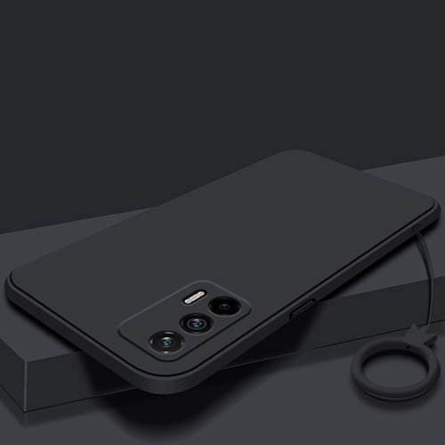 Ultra-thin Silicone Gel Soft Case 360 Degrees Cover YK3 for Realme GT 5G Black