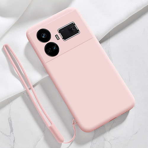 Ultra-thin Silicone Gel Soft Case 360 Degrees Cover YK3 for Realme GT Neo5 240W 5G Pink