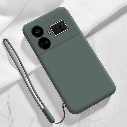 Ultra-thin Silicone Gel Soft Case 360 Degrees Cover YK3 for Realme GT Neo5 5G Midnight Green