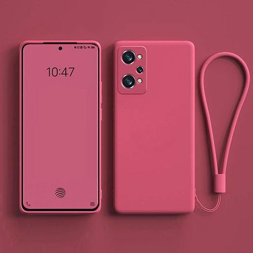 Ultra-thin Silicone Gel Soft Case 360 Degrees Cover YK3 for Realme Q5 Pro 5G Hot Pink