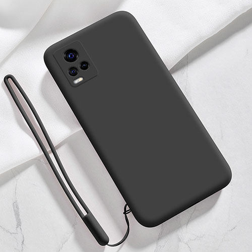 Ultra-thin Silicone Gel Soft Case 360 Degrees Cover YK3 for Vivo V21s 5G Black