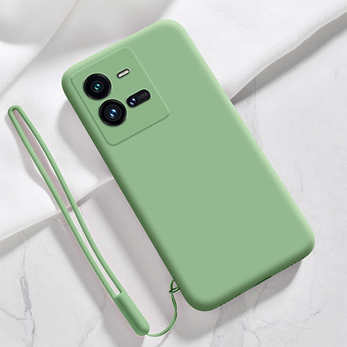 Ultra-thin Silicone Gel Soft Case 360 Degrees Cover YK3 for Vivo V25 5G Green