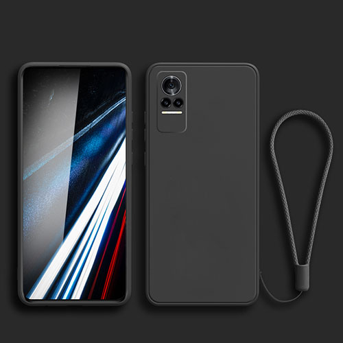 Ultra-thin Silicone Gel Soft Case 360 Degrees Cover YK3 for Xiaomi Civi 1S 5G Black