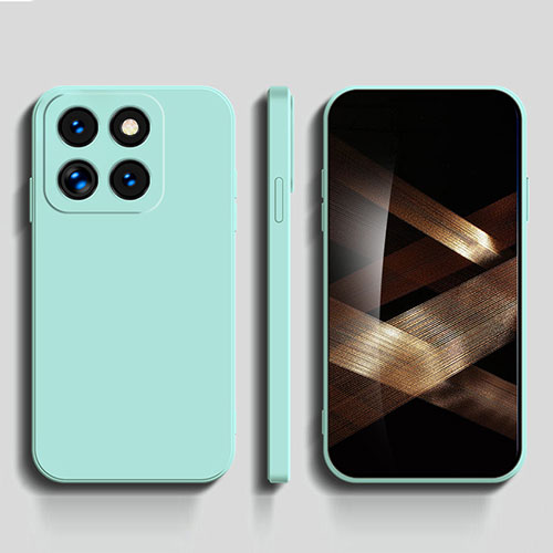 Ultra-thin Silicone Gel Soft Case 360 Degrees Cover YK3 for Xiaomi Mi 14 Pro 5G Cyan