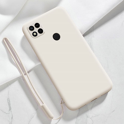 Ultra-thin Silicone Gel Soft Case 360 Degrees Cover YK3 for Xiaomi POCO C3 White