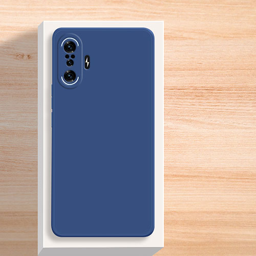 Ultra-thin Silicone Gel Soft Case 360 Degrees Cover YK3 for Xiaomi Poco F3 GT 5G Blue