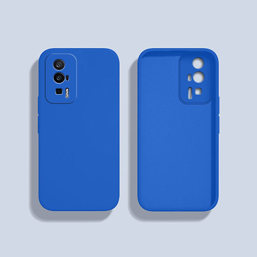 Ultra-thin Silicone Gel Soft Case 360 Degrees Cover YK3 for Xiaomi Poco F5 Pro 5G Blue