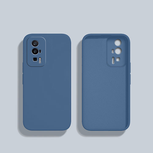 Ultra-thin Silicone Gel Soft Case 360 Degrees Cover YK3 for Xiaomi Poco F5 Pro 5G Lavender Gray