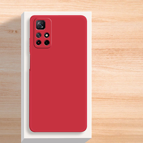 Ultra-thin Silicone Gel Soft Case 360 Degrees Cover YK3 for Xiaomi Poco M4 Pro 5G Red