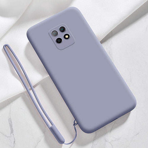 Ultra-thin Silicone Gel Soft Case 360 Degrees Cover YK3 for Xiaomi Redmi 10X 5G Lavender Gray