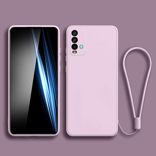 Ultra-thin Silicone Gel Soft Case 360 Degrees Cover YK3 for Xiaomi Redmi 9 Power Clove Purple