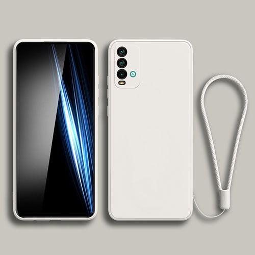 Ultra-thin Silicone Gel Soft Case 360 Degrees Cover YK3 for Xiaomi Redmi 9 Power White