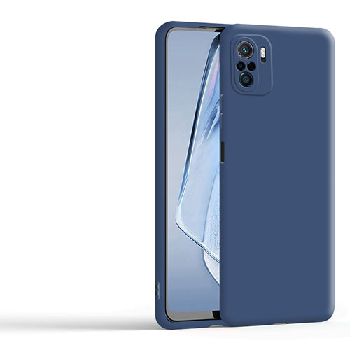 Ultra-thin Silicone Gel Soft Case 360 Degrees Cover YK3 for Xiaomi Redmi K40 Pro 5G Blue