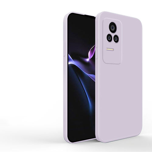 Ultra-thin Silicone Gel Soft Case 360 Degrees Cover YK3 for Xiaomi Redmi K40S 5G Clove Purple