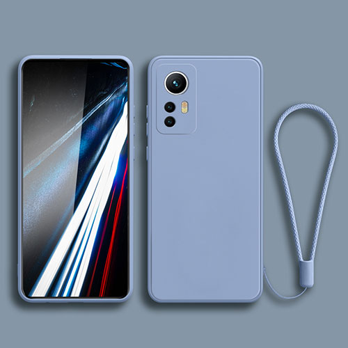 Ultra-thin Silicone Gel Soft Case 360 Degrees Cover YK3 for Xiaomi Redmi K50 Ultra 5G Lavender Gray