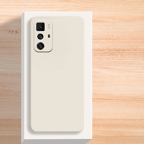 Ultra-thin Silicone Gel Soft Case 360 Degrees Cover YK3 for Xiaomi Redmi Note 10 Pro 5G White