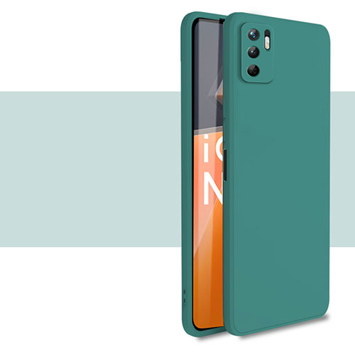 Ultra-thin Silicone Gel Soft Case 360 Degrees Cover YK3 for Xiaomi Redmi Note 10T 5G Green