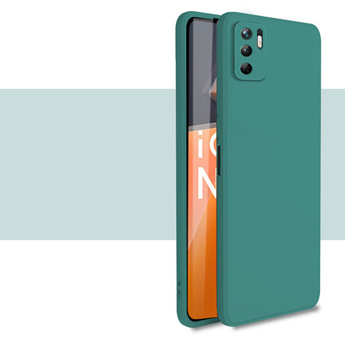 Ultra-thin Silicone Gel Soft Case 360 Degrees Cover YK3 for Xiaomi Redmi Note 11 SE 5G Green