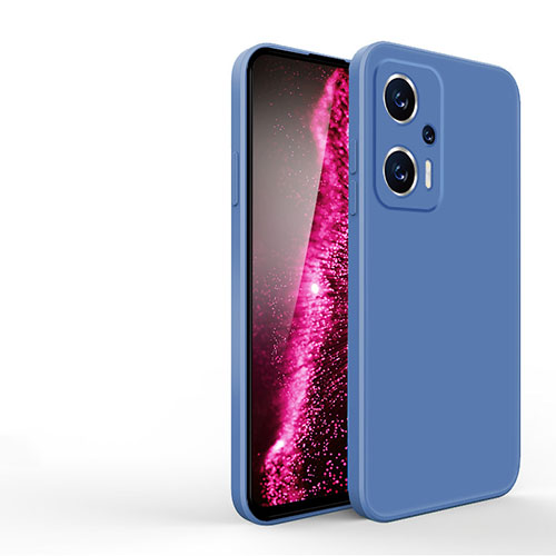 Ultra-thin Silicone Gel Soft Case 360 Degrees Cover YK3 for Xiaomi Redmi Note 11T Pro+ Plus 5G Blue