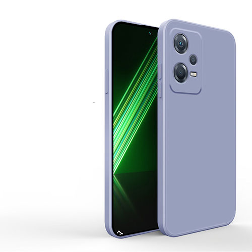 Ultra-thin Silicone Gel Soft Case 360 Degrees Cover YK3 for Xiaomi Redmi Note 12 Pro+ Plus 5G Lavender Gray