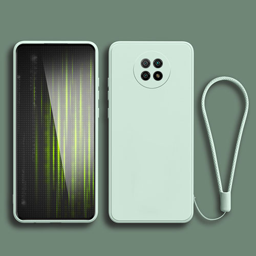 Ultra-thin Silicone Gel Soft Case 360 Degrees Cover YK3 for Xiaomi Redmi Note 9T 5G Matcha Green