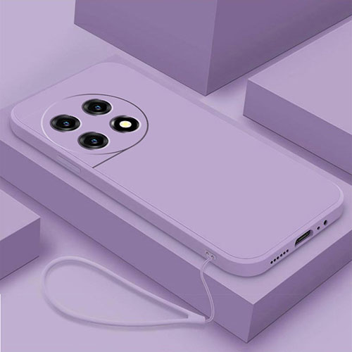 Ultra-thin Silicone Gel Soft Case 360 Degrees Cover YK4 for OnePlus 11 5G Clove Purple