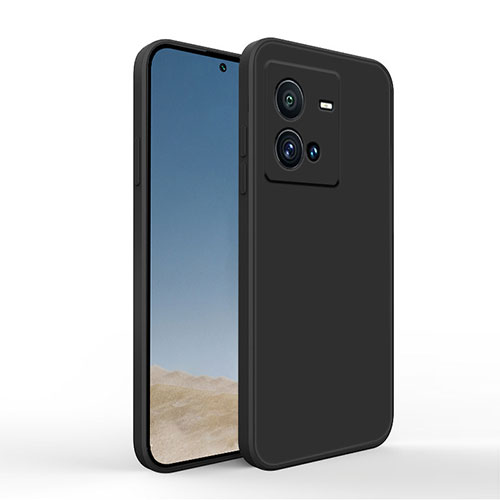 Ultra-thin Silicone Gel Soft Case 360 Degrees Cover YK4 for Vivo iQOO 10 Pro 5G Black