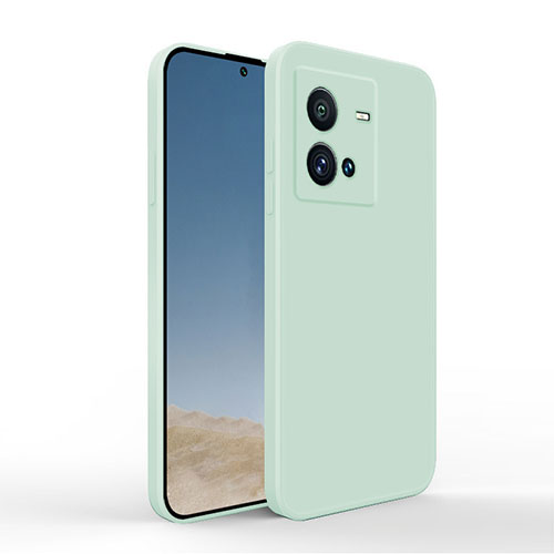 Ultra-thin Silicone Gel Soft Case 360 Degrees Cover YK4 for Vivo iQOO 10 Pro 5G Matcha Green