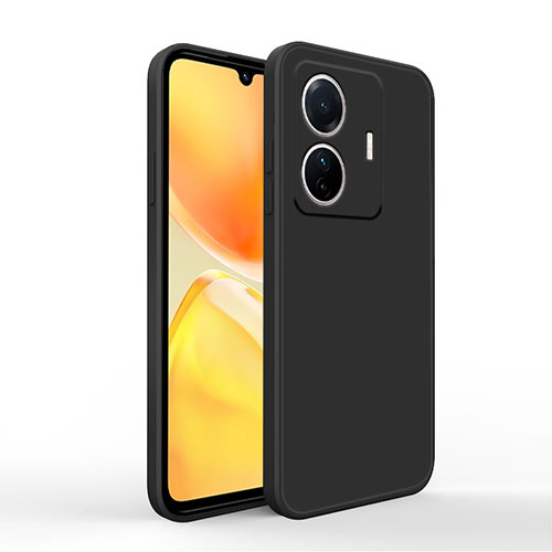 Ultra-thin Silicone Gel Soft Case 360 Degrees Cover YK4 for Vivo iQOO Z6 Pro 5G Black