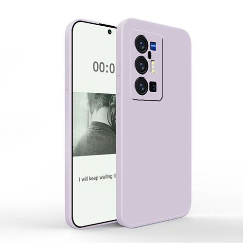 Ultra-thin Silicone Gel Soft Case 360 Degrees Cover YK4 for Vivo X70 Pro+ Plus 5G Clove Purple