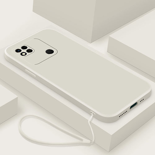Ultra-thin Silicone Gel Soft Case 360 Degrees Cover YK4 for Xiaomi POCO C31 White