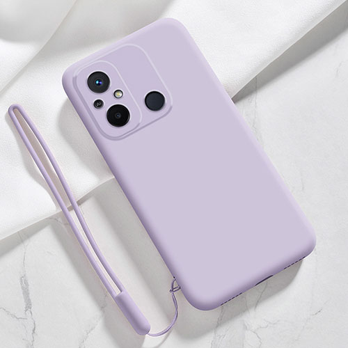 Ultra-thin Silicone Gel Soft Case 360 Degrees Cover YK4 for Xiaomi Poco C55 Clove Purple